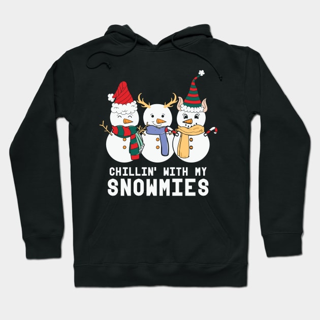 Chillin with my snowmies Hoodie by MZeeDesigns